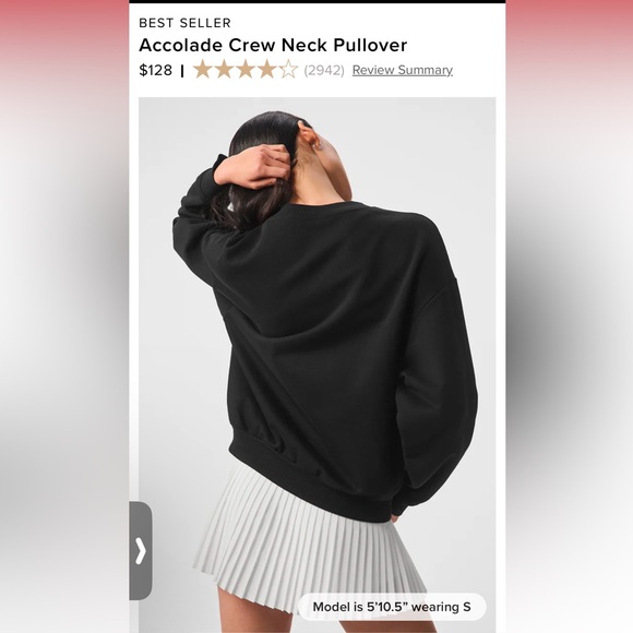 Alo yoga black crew - Picture 3 of 7